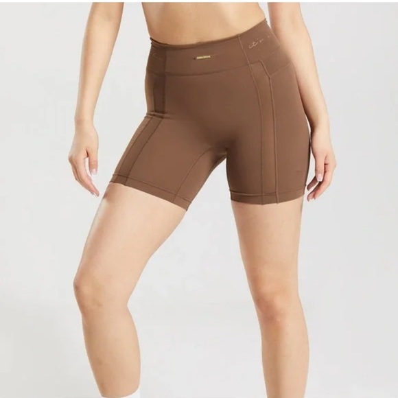 Gymshark Brown Women's Bike Shorts - Picture 1 of 5